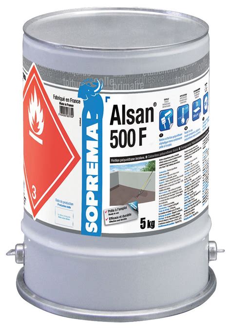 Etanchéité Alsan 500 F Bidon De 5 Kg Soprema