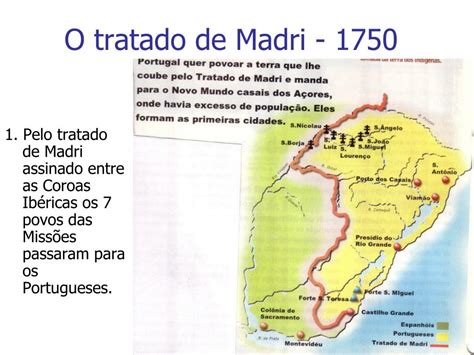 Mapa Do Tratado De Madri Librain