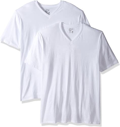 Jockey Men S T Shirts Tall Man Classic V Neck Pack Diamond White