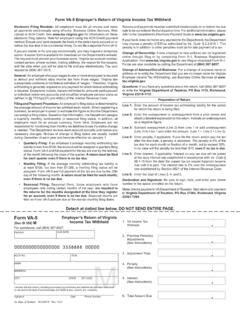 Form Va Employers Monthly Return Of Virginia Income Form Va