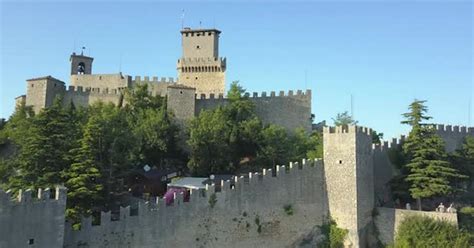 San Marino Castles Fortress Aerial Stock Video Envato Elements