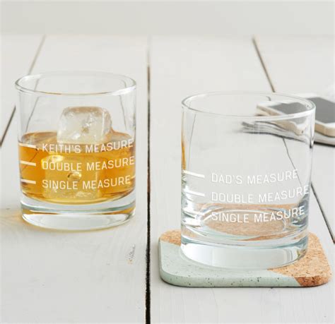 Personalised Drinks Measure Glass Becky Broome