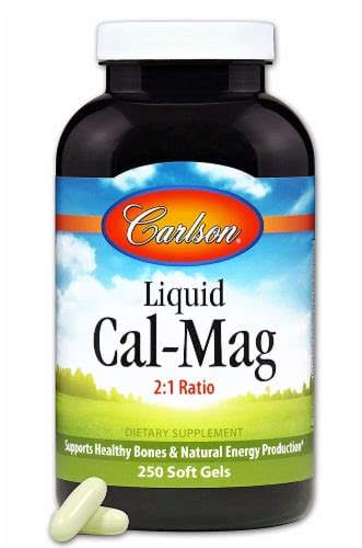 Carlson Liquid Cal Mag 250 Softgels Fred Meyer