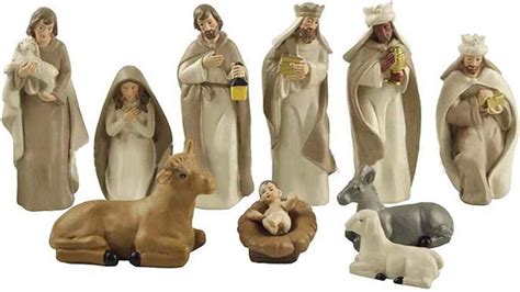 Yusheng Christmas Crib Figures Traditional Nativity Scene Christmas Crib Figure Krippe Set ...