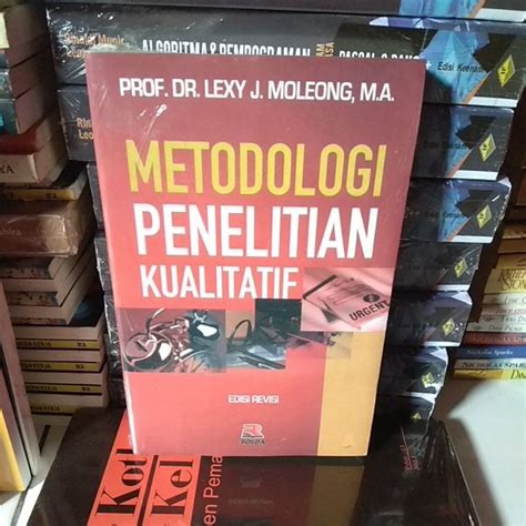 Jual Metodologi Penelitian Kualitatif By Prof Dr Lexy J Moleong