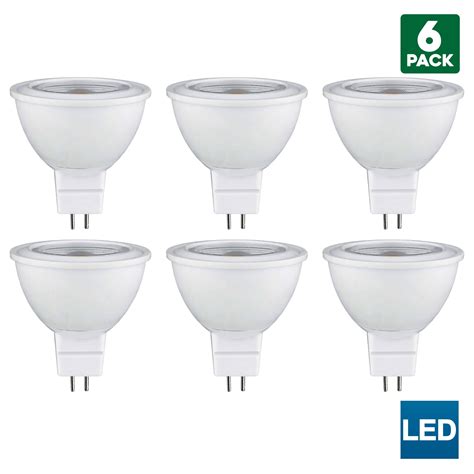 6 Pack Sunlite MR16 LED Bulb 120 Volt 5 Watt 3000K Warm White 450