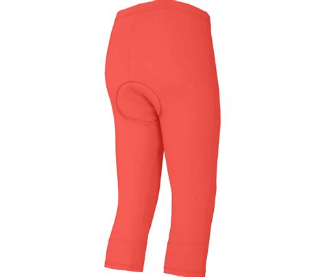 Bergson Casca Mit Sitzpolster Elastische 3 4 Damen Radhose Coral