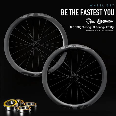 Ryet Carbon Road Wheelset Tubless Clincher Bicycle Disc Brake Hubs