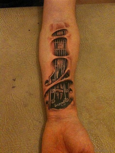 Perfect Guitar Wrist Tattoos Tattoo Designs Tattoosbag