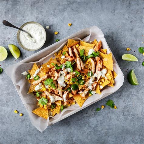 Nachos au poulet et sauce au Jalapeño Apéritif et Finger food coop ch