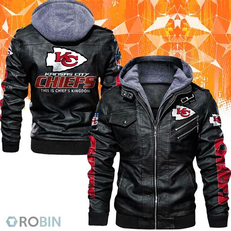 Kansas City Chiefs Leather Jacket Robinplacefabrics