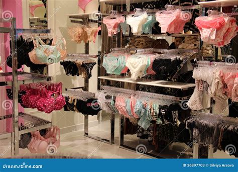 Sexy Women Lingerie Underwear Store Editorial Stock Photo Image 36897703