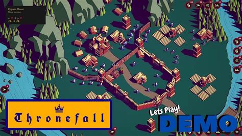 First Look Thronefall Demo Gameplay Lets Play Youtube