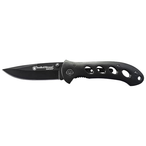 Smith And Wesson® Sw423b Oasis Liner Lock Drop Point Folding Knife Smith And Wesson