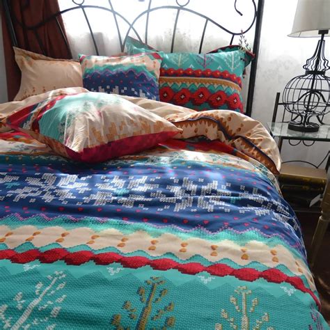 Fadfay Bohemia Retro Printing Bedding Sets Ethnic Vintage Floral Duvet