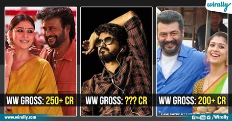 Top 10 Highest Day 1 Grossing Tamil Movies - Wirally