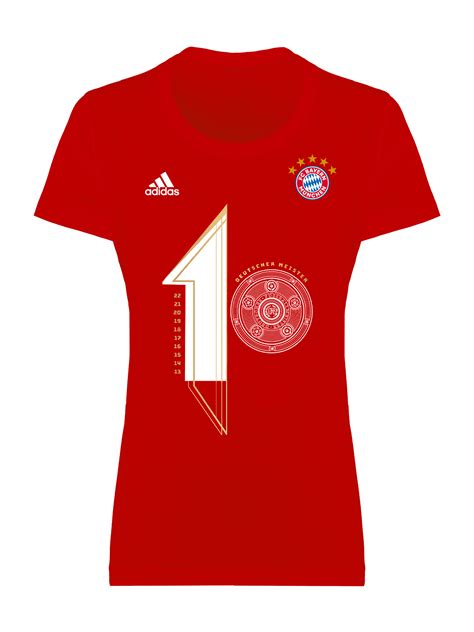 Mujeres Camiseta Deutscher Meister 2022 Rojo Tienda Fc Bayern Múnich