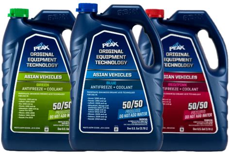 Peak Antifreeze Color Chart Discounts Online Oceanproperty Co Th