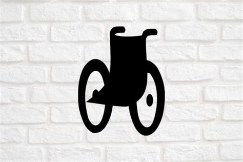 Wheelchair Silhouette Vector Graphic By Magaart · Creative Fabrica