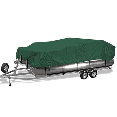 Waterproof Heavy Duty Boat Cover Trailerable Pontoon V Hull Fishing