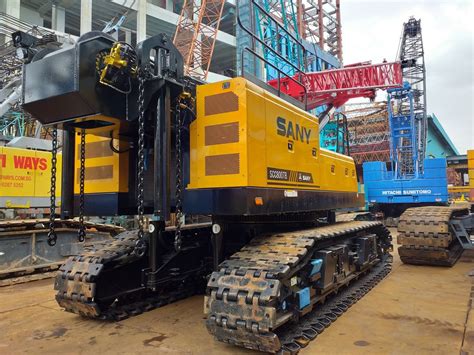 Sany Scc Tb Ton Telescopic Boom Crawler Crane Singapore Used