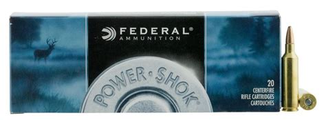 Federal 270 Win Short Mag 130gr Power Shok Sp Ammunition