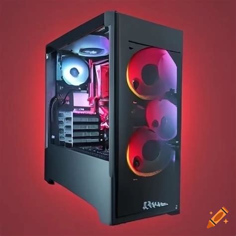 Red Gaming Pc For Sale On Craiyon