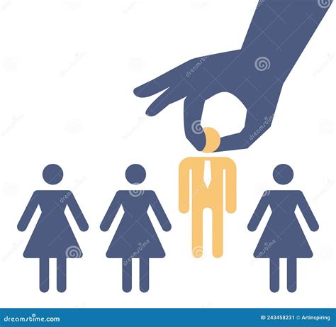 Gender Inequality Concept Bias And Sexism In Workplace Or Social Stock