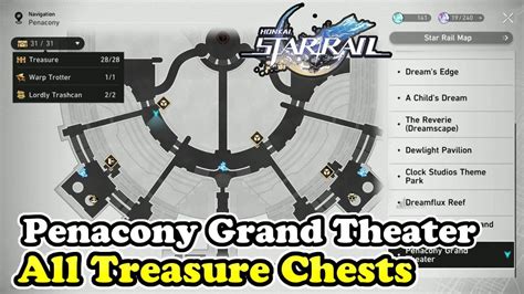 Honkai Star Rail Penacony Grand Theater All Chest Locations Chests