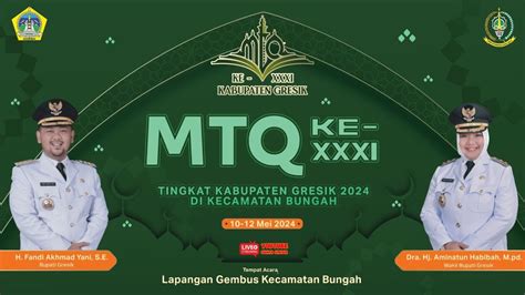 Live Penutupan Musabaqoh Tilawatil Qur An Ke Xxxi Kabupaten