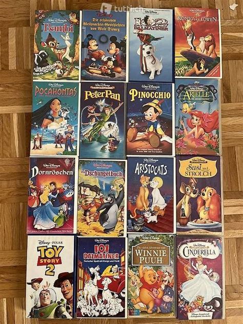 Walt Disney Filme Vhs Kassetten Sammlung Stk Total Kaufen Auf Ricardo