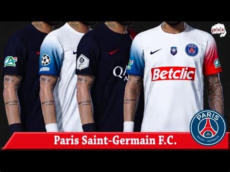 Paris Saint Germain leaked kit 2023 2024 PES 2021 Sider Видео