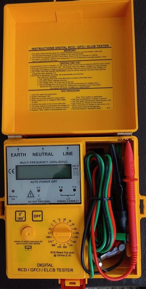 Sew Elcb Tester 1812 El At Rs 13500 Earth Leakage Tester In Vadodara