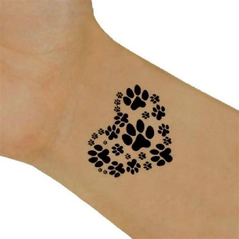 30 Creative Paw Print Tattoo Designs With Meanings