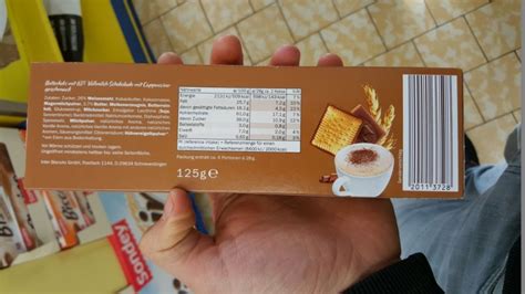 Sondey Lidl Biscino Cappuccino Kalorien N Hrwerte