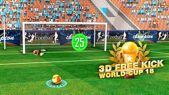 3D Free Kick World Cup 18 Gratis Online Spel FunnyGames