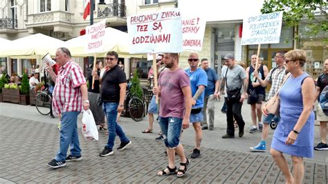 Pracownicy ZWiK protestowali przeciw czynszowi dzierżawnemu