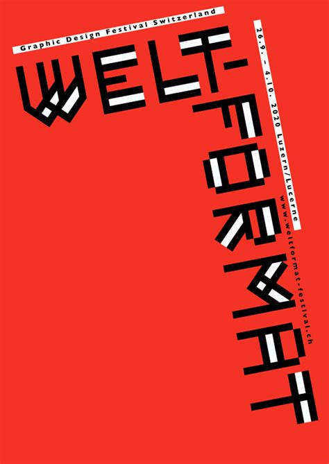 Weltformat 20 2020 By Rosmarie Tissi For Weltformat Typo Graphic