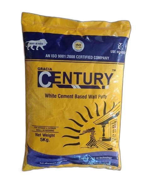 Kg Century Cement Wall Putty At Rs Bag Cement Putty In Kanpur