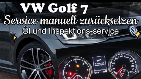 Vw Golf Service Manuell Zur Cksetzen L Und Inspektion Manually