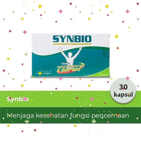 Jual Synbio Kapsul Suplemen Probiotik Dan Prebiotik Dewasa Shopee