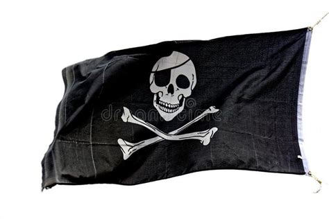 Jolly Roger Pirate Flag. A traditional Jolly Roger pirate flag ...