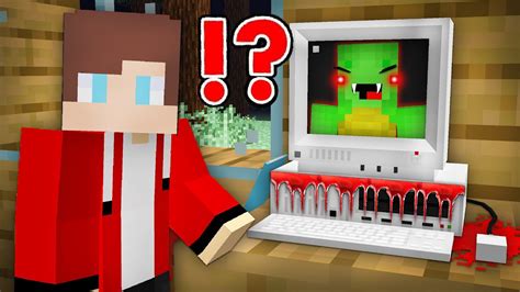 JJ And Mikey DRAGGED Into SCARY NIGHTMARE COMPUTER In Minecraft