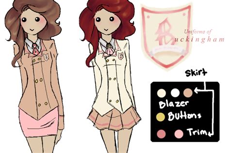 Buckingham School : Uniform Sheet by Chibi-15 on DeviantArt