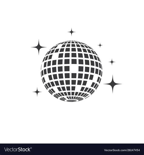 Disco ball icon Royalty Free Vector Image - VectorStock