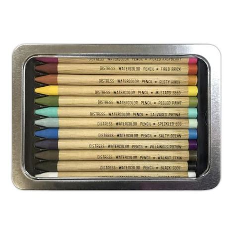 Tim Holtz Distress Watercolor Pencils Pcs Set Buddly Crafts