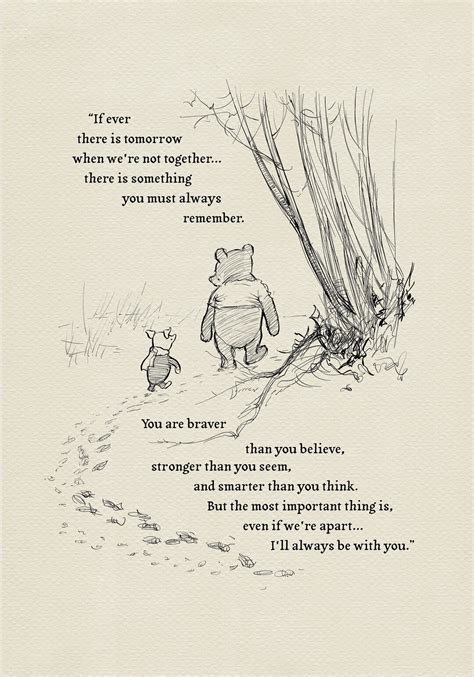 You Are Braver Than You Believe Winnie The Pooh Quotes Etsy