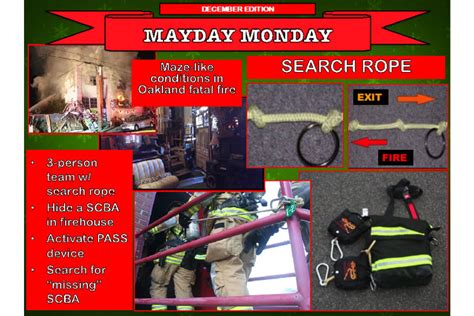 Mayday Monday Search Rope Fire Engineering Firefighter Training And Fire Service News Rescue