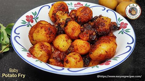 Baby Potato Fry Baby Potato Fry Recipe Small Potato Fry Youtube