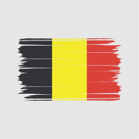 Belgium Flag Brush Vector. National Flag 11165759 Vector Art at Vecteezy